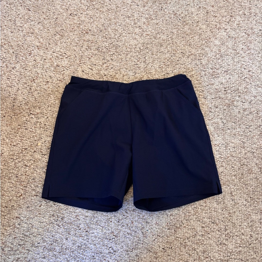 Lands' End Kids Navy Swim Shorts